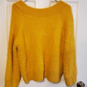 NEVER BEEN WORN🍯🍯🍯 Charolette Russe Fuzzy Sweater Top